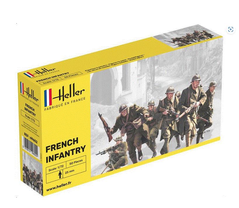 Heller 49602 1/72 Scale  WW2 French Infantry