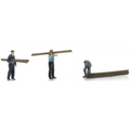 Artitec 1:160 Scale Woodworkers 1920s - 1990s (3x) Ready-Made Figures