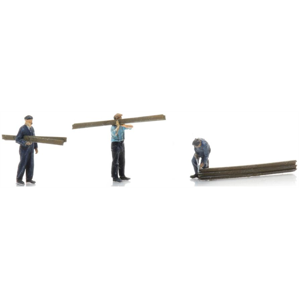 Artitec 1:160 Scale Woodworkers 1920s - 1990s (3x) Ready-Made Figures