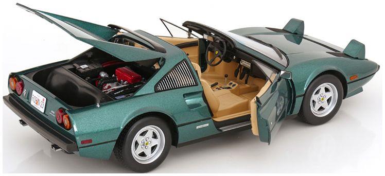 KK Scale 1:12th Scale Ferrari 308 GTS Quattrovalvole 1982 Green US Version 'Magnum'