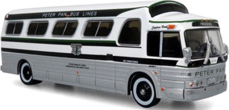 Iconic Replicas 1:87 Scale GM PD4107 'Buffalo' Coach 1966 Peter Pan Lines Destination Providence