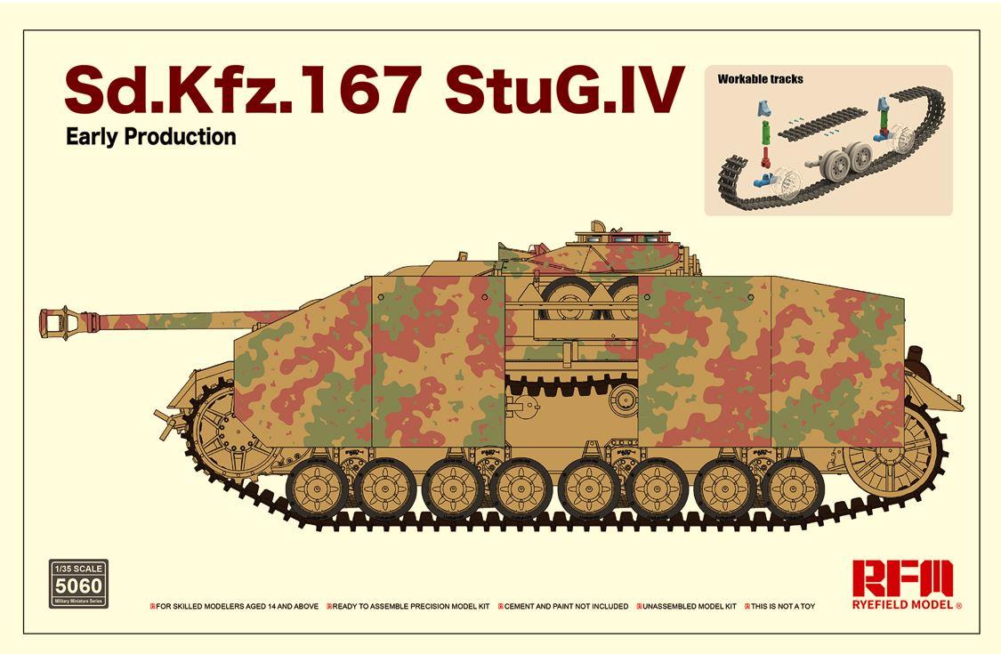 Rye Field UK  5060 1/35 Scale SD.KFZ.167 STUG IV Early Production