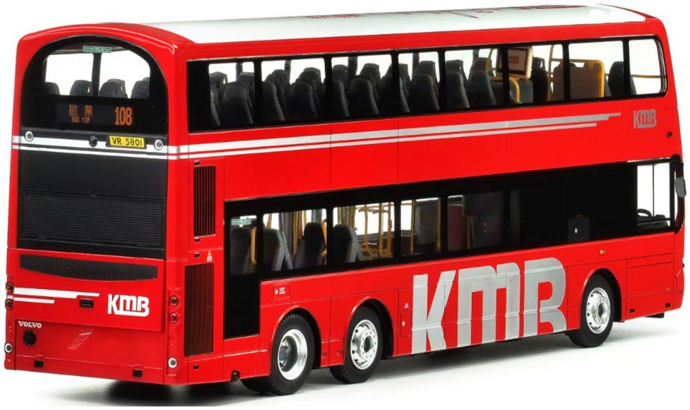 80m Bus Models 1:43rd Scale KMB Volvo B9TL Wright Gemini 2 Euro V 12M