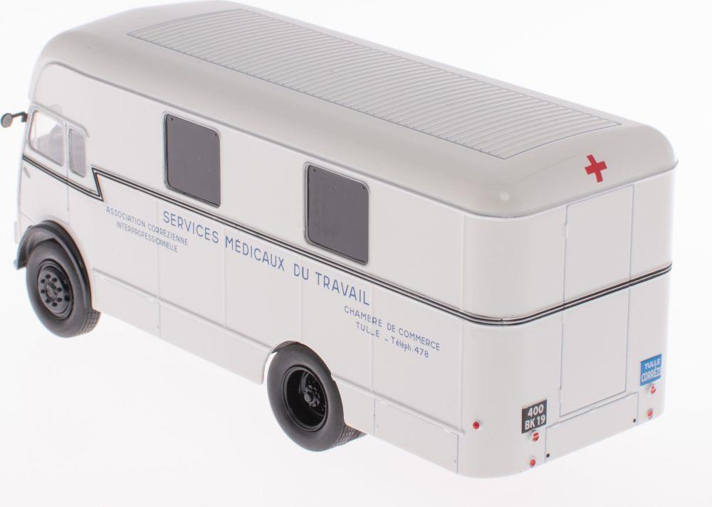 Atlas Editions 1:43 Scale Berliet GLA 5 Fourgon integral sureleve Services Medicaux du Travail - Berliet