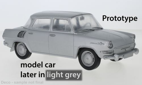 Model Car Group MCG 1:18 Scale Skoda 1000 MB Grey 1964