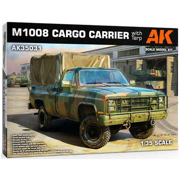 AK Interactive Kits 1:35 Scale M1008 Troop Carrier w/Tarp