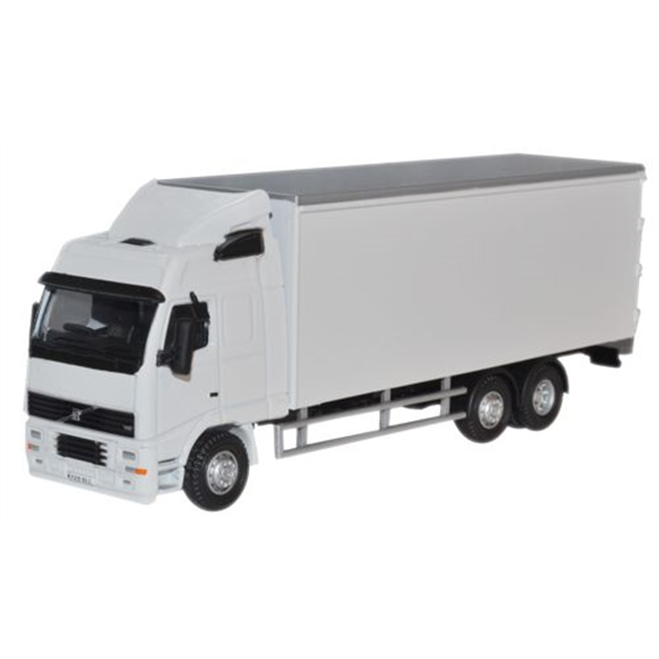 Oxford Diecast 1:76 Scale Volvo FH Box Lorry - White