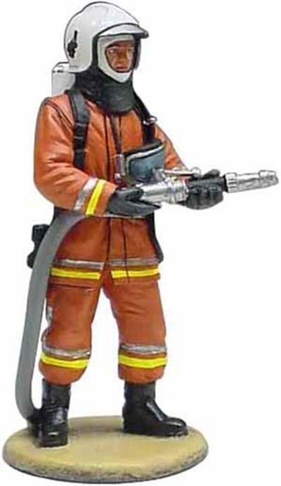 Atlas Editions 1:32 Scale Fireman - firedress Brussels Belgium 2003