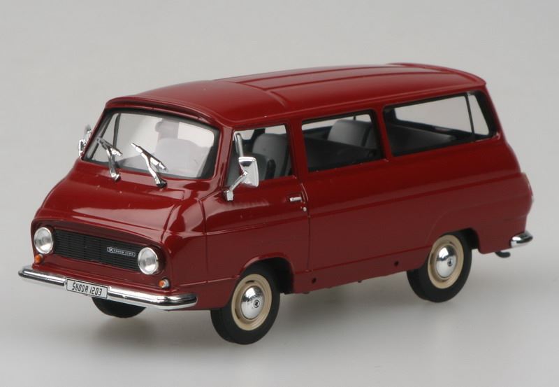 Abrex 1:43 Scale Skoda 1203 (1974) Ruby Red