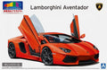 Aoshima 06201 1/24 Scale Lamborghini Aventador & #8217;11 Orange Pearl Model Kit