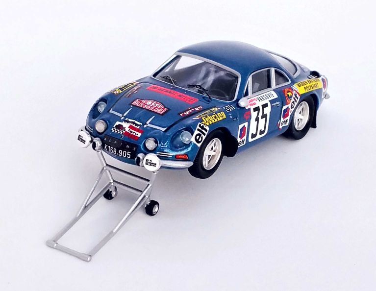 Trofeu 1:43 Scale Alpine-Renault A110 27th Monte Carlo Rally 1973 Klaus Russling/Wolfgang Weiss