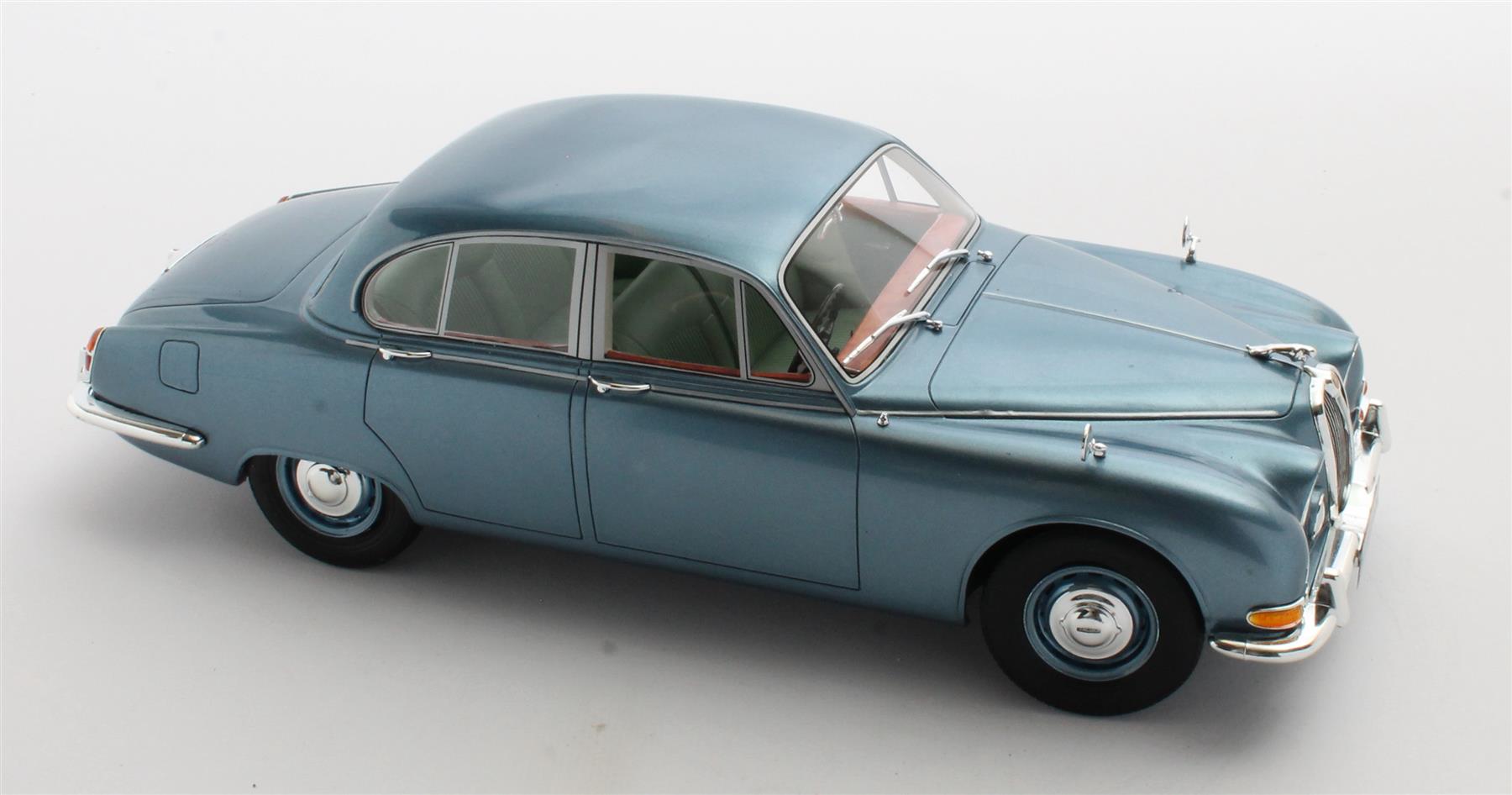 Cult 1:18 Scale Jaguar S-Type Opalescent Blue 1965 (Ltd Edition 96pcs)