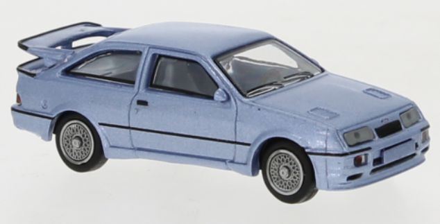 Brekina 1:87 Scale Ford Sierra RS 500 Cosworth Blue 1986
