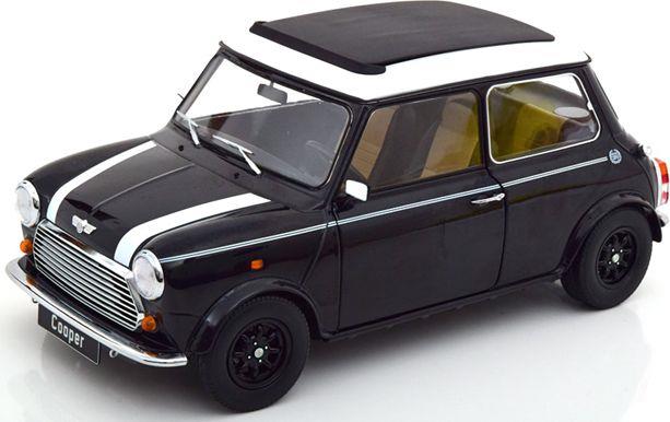 Kk Scale 1:12 Scale Mini Cooper Sunroof RHD Black Metallic White