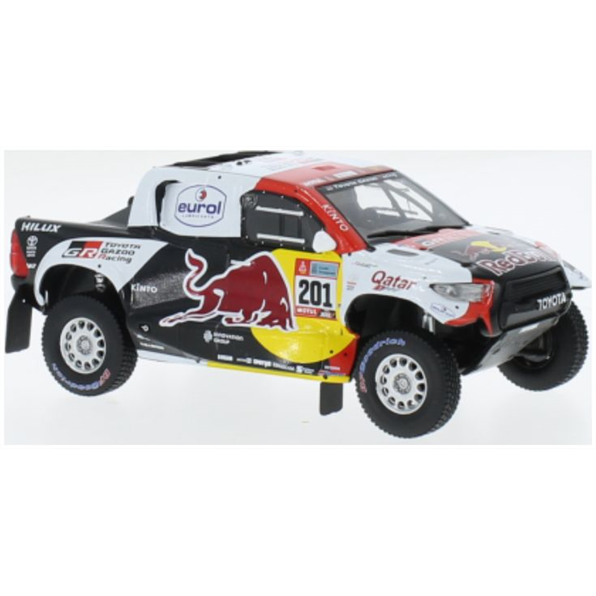 IXO 1:43 Scale Toyota GR DKR Hilux T1 #201 Rally Dakar N.Al-Attiyah/M.Baumel
