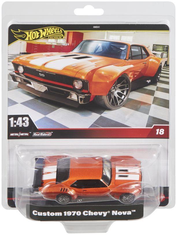 Mattel 1:43 Scale Hot Wheels Premium Assortment (6pcs Asst)