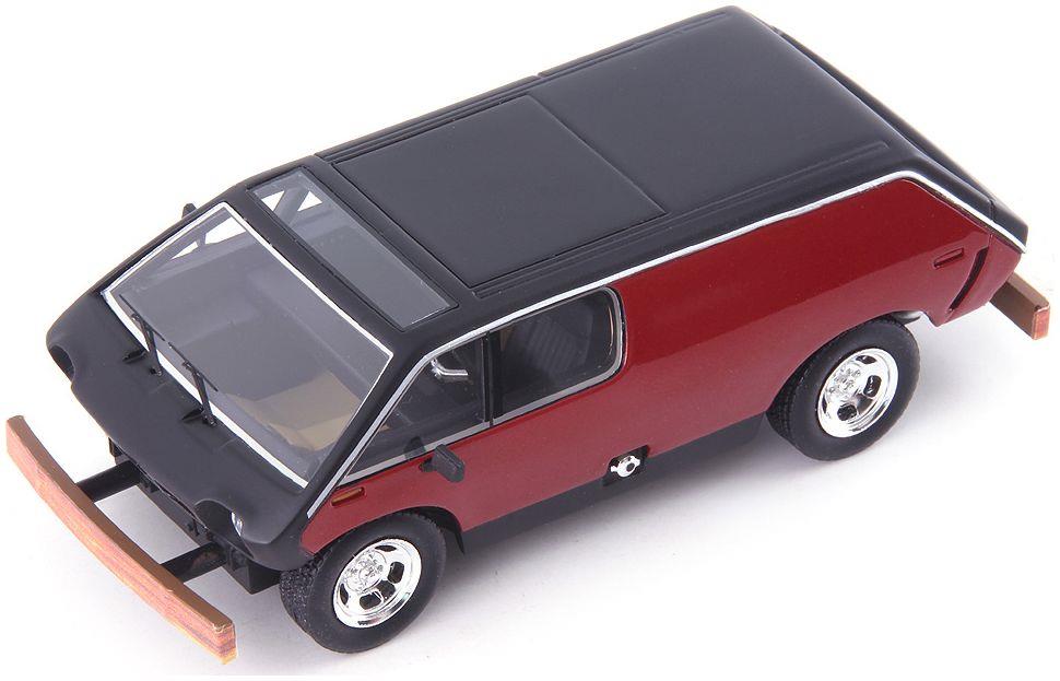 Autocult 1:43rd Scale Brubaker Box Van Red Black