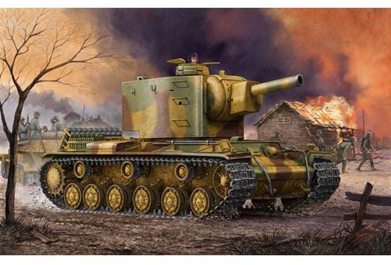 Trumpeter 1:35 Scale PzKpfw KV-2 756(r) Tank