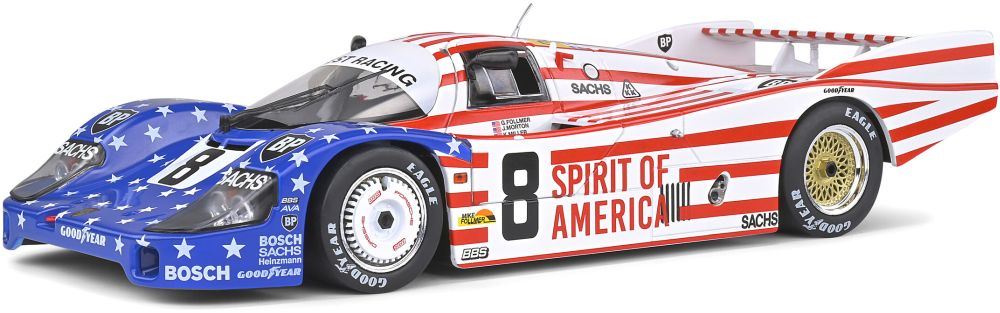 Solido 1:18 Scale Porsche 956LH 24H Le Mans 1986 Follmer/ Morton/Miller #8