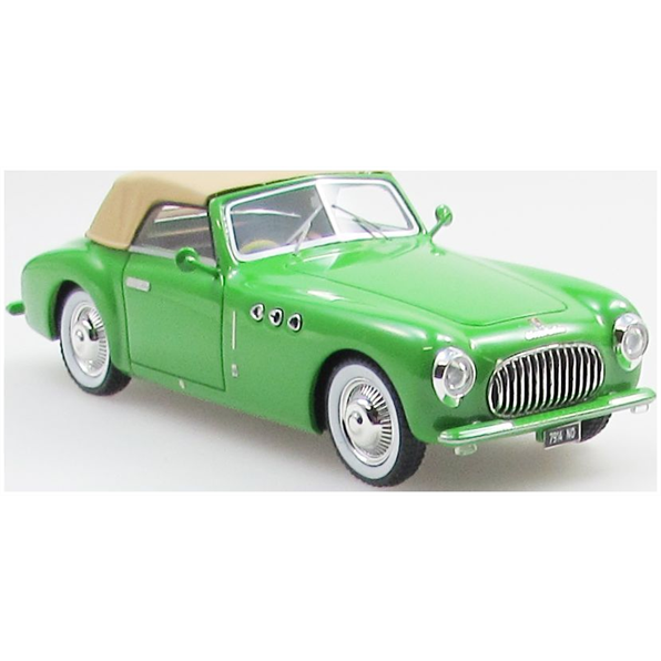 Esval 1:43 Scale Cisitalia 202 SMM Cabrio by Stabilimenti Farina Green Top Up 1947
