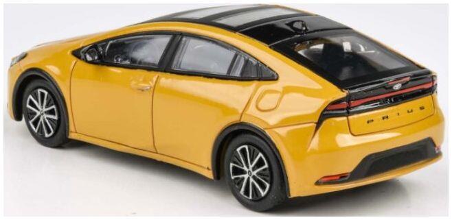 Paragon  1:64th Scale Toyota Prius Maximum Yellow/Karashi 2023 (RHD)