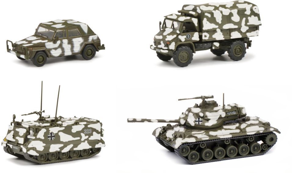 Schuco 1:87 Scale Winter Camouflage Set