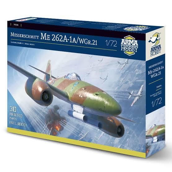 ARMA HOBBY AH70084 1/72 Scale MESSERSCHMITT ME 262 A 1A