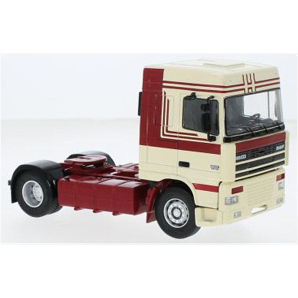Premium Classixxs 1:43 Scale DAF 95 XF 430 Beige/Dark Red