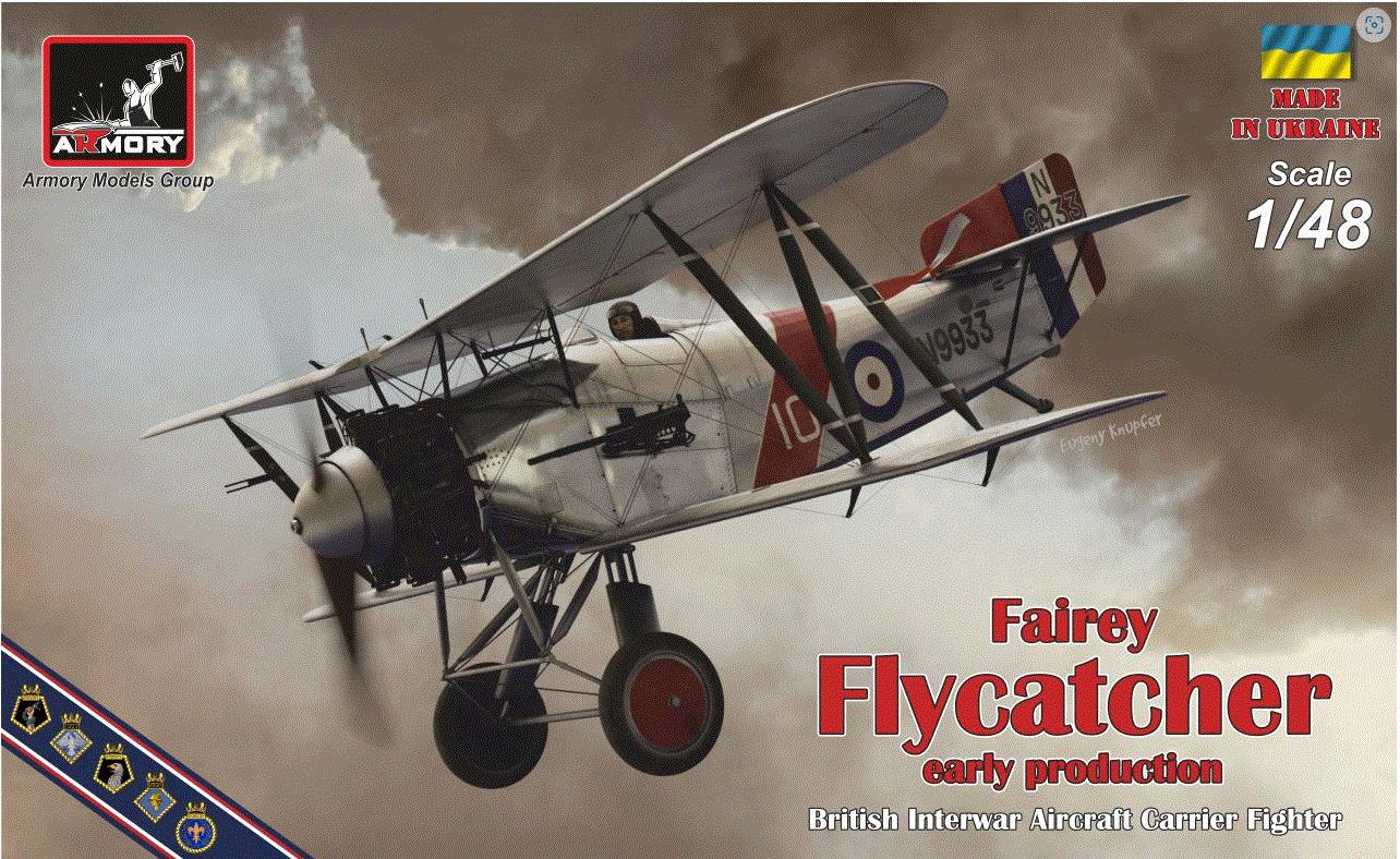 ARMORY MODELS 48001 1:48 Scale FAIREY FLYCATCHER INTERWAR FAA Fighter early version.