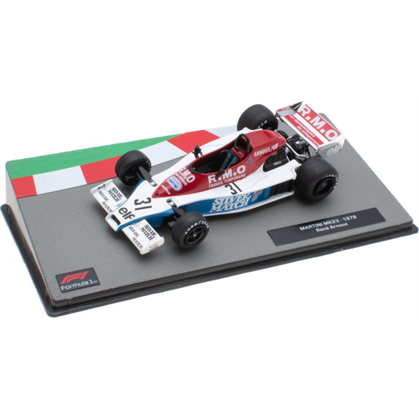 Atlas Editions 1:43 Scale Martini MK23 - 1978 Rene Arnoux F1 Collection - Cased