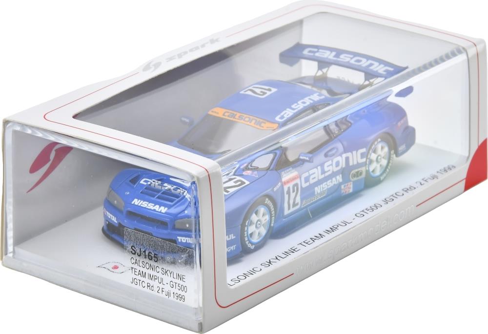 Spark 1:43 Scale Nissan Skyline GT-R Calsonic #12 GT500 JGTC K. Hoshino - M. Kageyama 1999