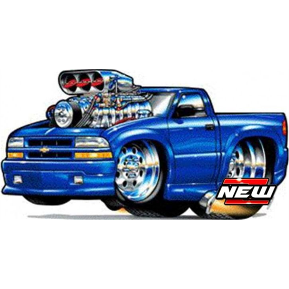 Maisto 1:64 Scale Chevrolet Silverado 1990 Blue