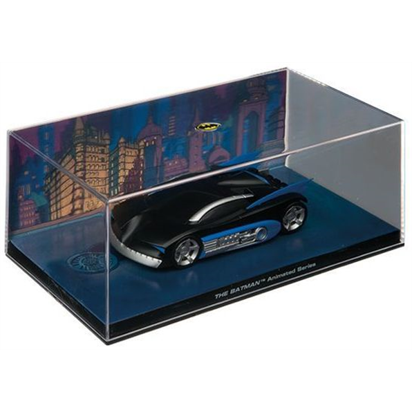 Atlas Editions 1:43 Scale Batmobile - The Batman Animated Series '04 Batman Collection (CRACKED CASE ONLY)
