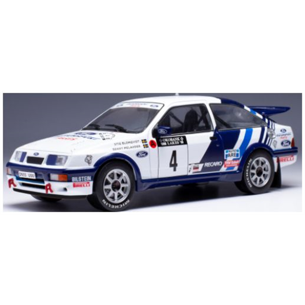 IXO 1:24 Scale Ford Sierra RS Cosworth #4 1000 Lakes Rallye 1988 S.Blomqvist/B.Melander