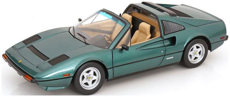 KK Scale 1:12th Scale Ferrari 308 GTS Quattrovalvole 1982 Green US Version 'Magnum'