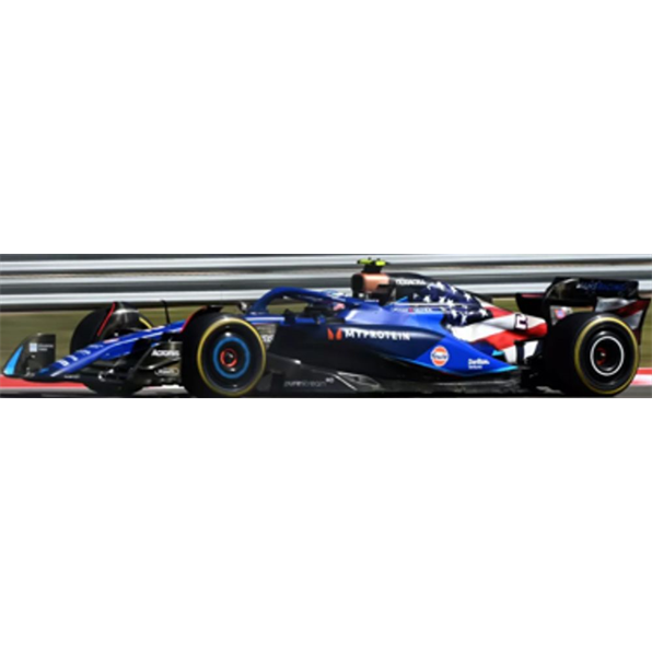 Spark 1:18 Scale Williams F1 FW45 #2 10th USA GP 2023 Logan Sargeant