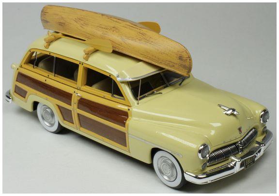 Goldvarg 1:43 Scale Mercury Woodie Miami Cream 1949