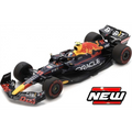 Burago 1:24 Scale Red Bull Racing F1 RB19 #11 Sergio Perez - W/Case + Figure