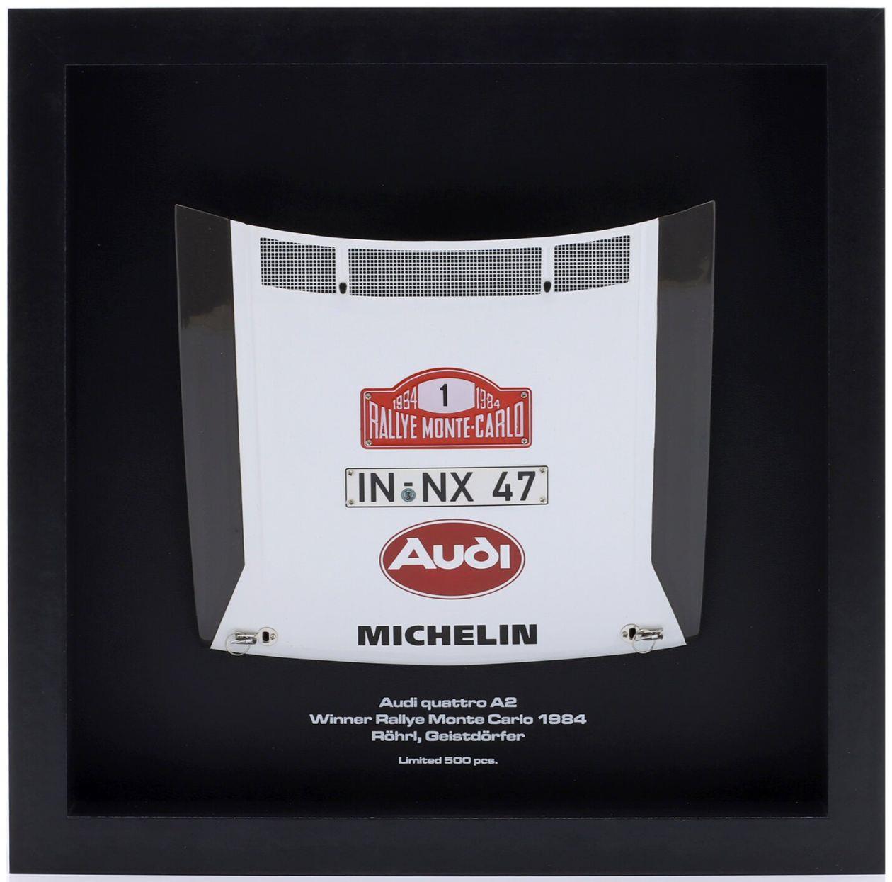 IXO 1:18th Scale Bonnet of Audi Quattro A2 Winner Rallye Monte Carlo 1984 Rohrl/Geistdorfer