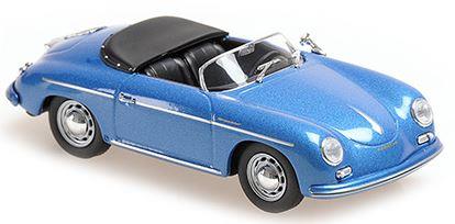 Minichamps 1:43 Scale Porsche 356 A Speedster 1956 Blue Metallic