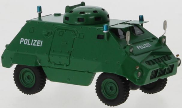 Best Of Show 1:87 Scale Thyssen UR-416 Green Polizei (D) 1975 Polizei