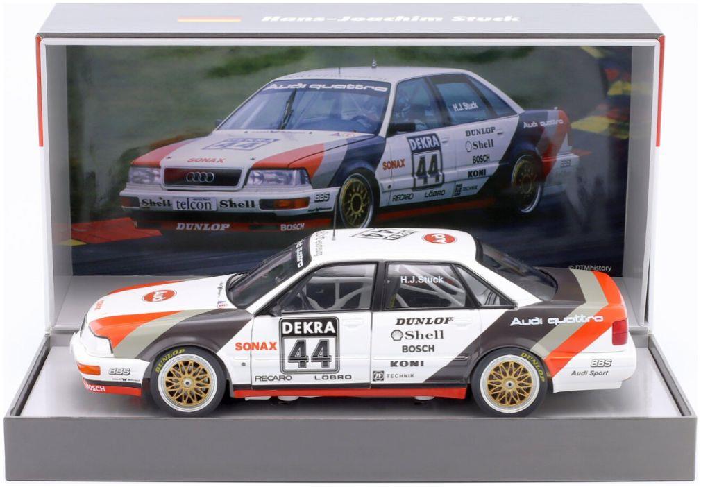 IXO 1:18 Scale Audi V8 Quattro #44 DTM Champion 1990 Hans Joachim Stuck w/Collectors Box