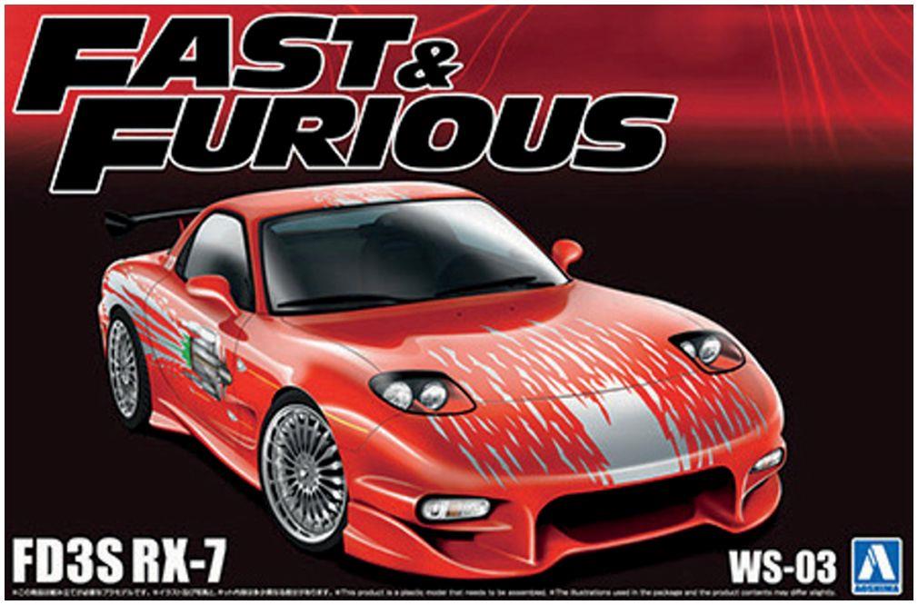 Aoshima 1:87th Scale FD3S RX-7 Fast and Furious
