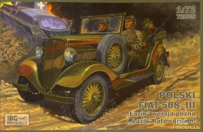 IBG 1:72 Scale Polski Fiat 508/III 'Lazik' Wersja Pozna ('Lazik' late Version)
