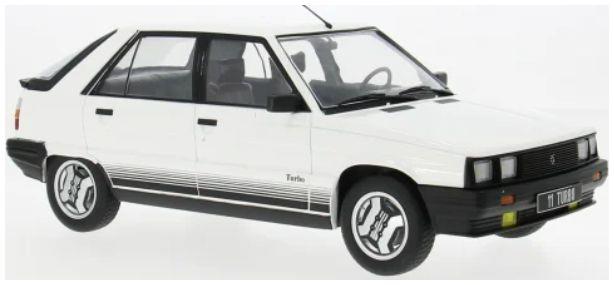Model Car Group 1:18th Scale Renault 11 Turbo White 1985