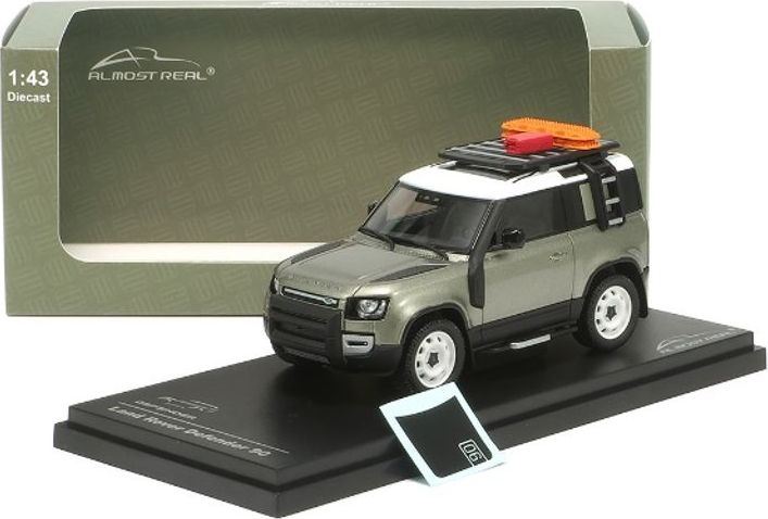 Almost Real 1:43 Scale Land Rover Defender 90 2020 Pangea Green
