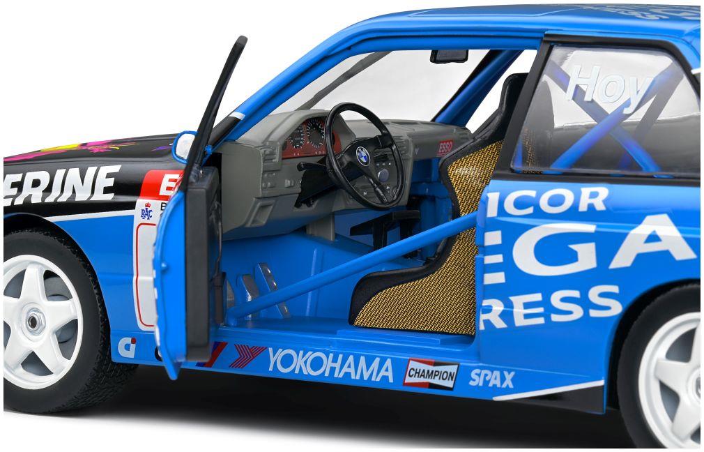 Solido 1:18 Scale BMW E30 M3 Blue BTCC 1991