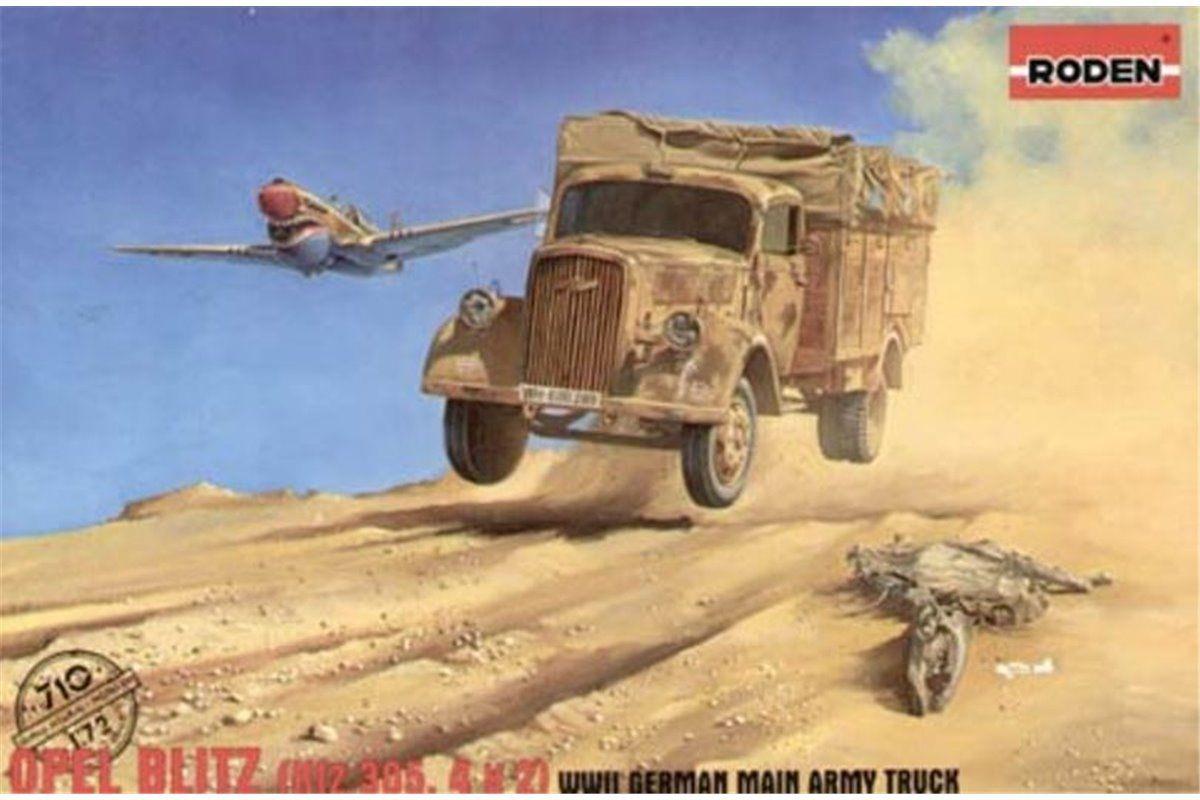 Roden 1/72 Scale Opel Blitz Kfz 305 4 x 2 WWII German Main Army Truck ROD710