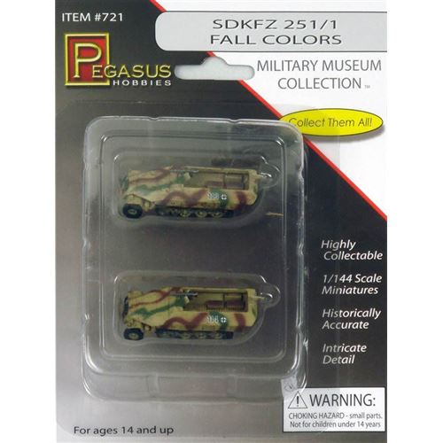 Pegasus 1:144 Scale SdKfz 251/1 Fall Colors (x 2)