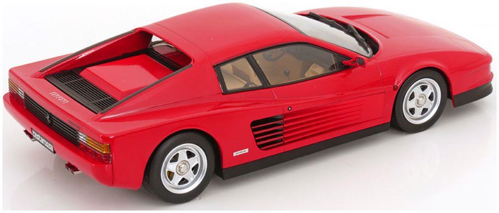 KK Scale 1:18th Scale Ferrari Testarossa 1986 Red/Beige Interior